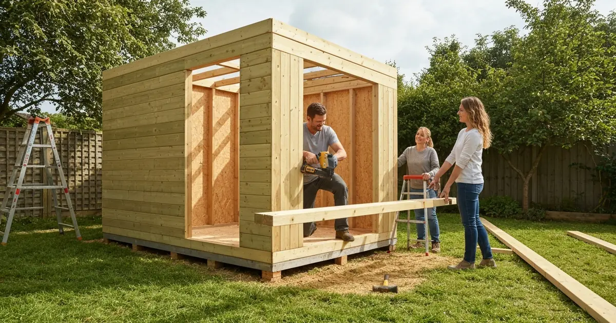 Construire un Abri de Jardin en Bois : Plans, Matériaux et Étapes