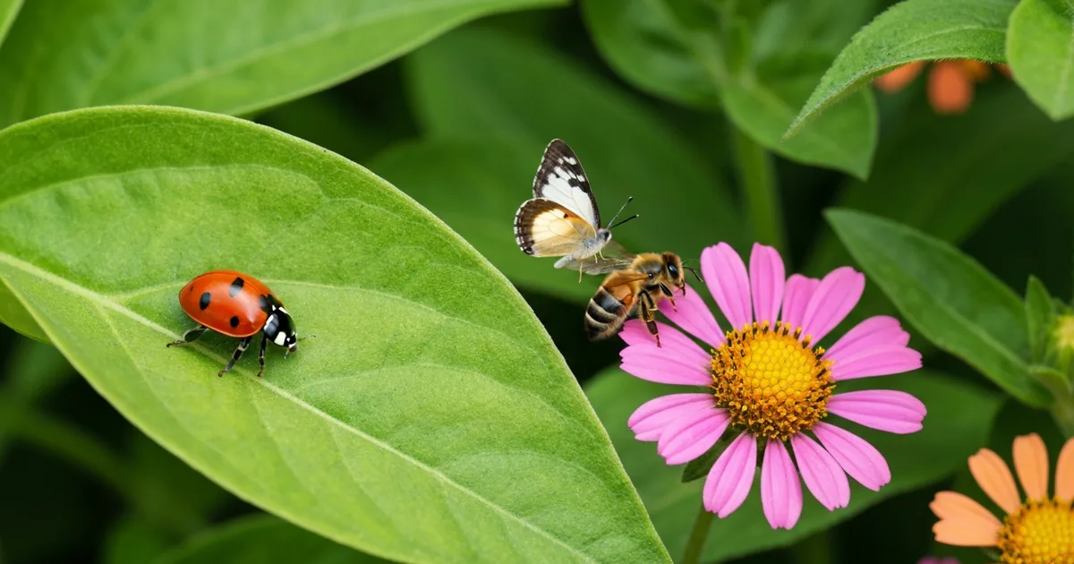 Les Insectes du Jardin : Guide d'Identification et Rôles Écologiques