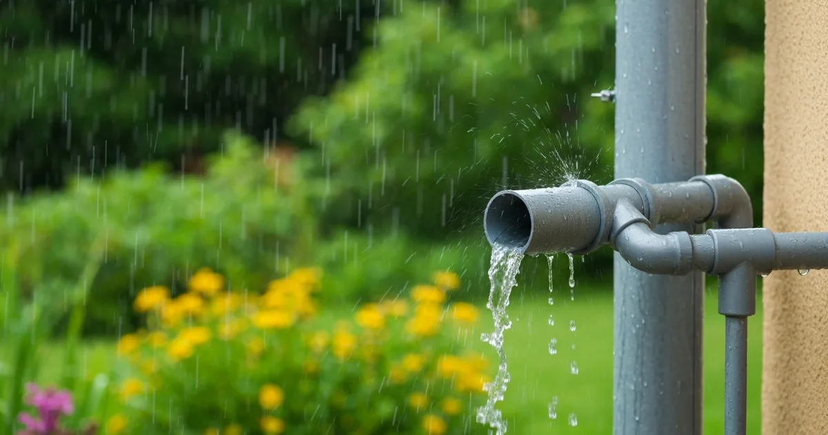 Installer une Cuve de Récupération d'Eau de Pluie au Jardin